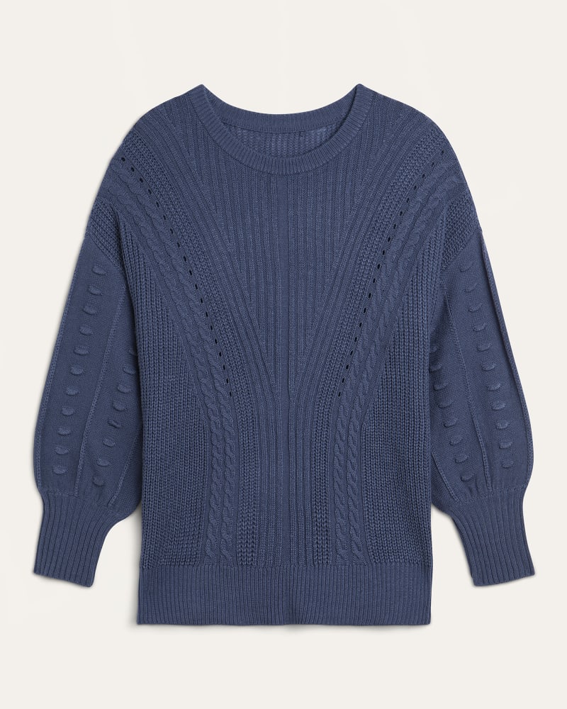 Front of plus size Cecily Bishop-Sleeve Sweater by Meri Skye | Dia&Co | dia_product_style_image_id:173817